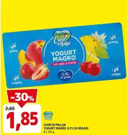DPiù Cuor di malga yogurt magro 0.1% di grassi offerta