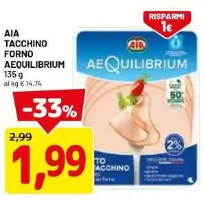 DPiù Aia tacchino forno aequilibrium offerta