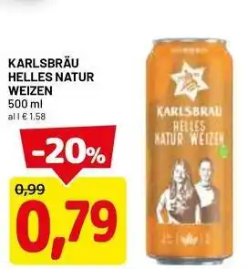 DPiù Karlsbräu helles natur weizen offerta