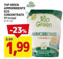 DPiù Top green ammorbidente eco concentrato offerta