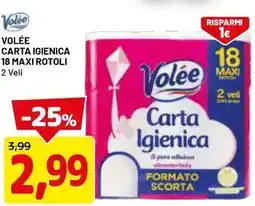 DPiù Volée carta igienica offerta