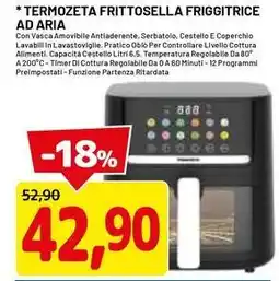 DPiù Termozeta frittosella friggitrice ad aria offerta