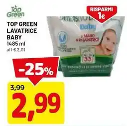 DPiù Top green lavatrice baby offerta
