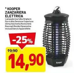 DPiù Kooper zanzariera elettrica offerta