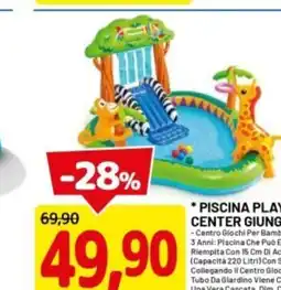 DPiù Piscina play center giungla offerta