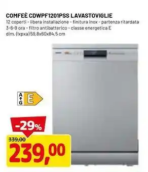 Comfee CDWPF1201PSS lavastoviglie