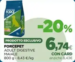 L´Isola dei Tesori Forcepet adult digestive maiale offerta