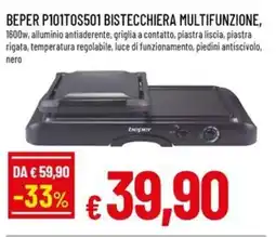 A&O BEPER P101TOS501 BISTECCHIERA MULTIFUNZIONE offerta