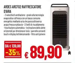 A&O ARDES ARCF02 RAFFRESCATORE D'ARIA offerta