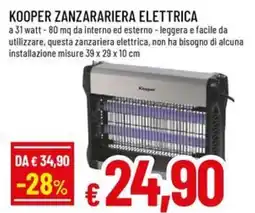 A&O Kooper zanzarariera elettrica offerta