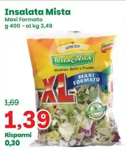 Prix Quality Terra & Vita Insalata Mista offerta