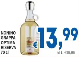 DEM Nonino grappa optima riserva offerta