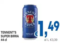 DEM Tennent's super birra offerta