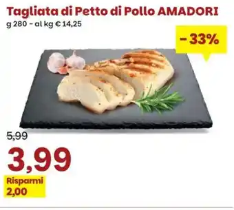 Prix Quality Tagliata di Petto di Pollo AMADORI offerta