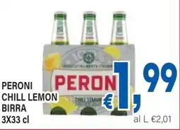 DEM Peroni chill lemon birra offerta