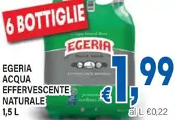 DEM Egeria acqua effervescente naturale offerta