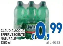 DEM Claudia acqua effervescente naturale offerta
