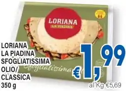 DEM Loriana la piadina sfogliatissima olio/ classica offerta