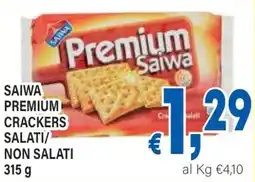 DEM Saiwa premium crackers salati/ non salati offerta