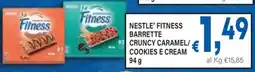 DEM Nestle' fitness barrette cruncy caramel/ cookies e cream offerta