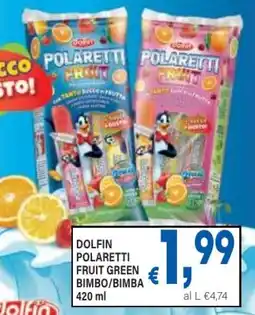DEM Dolfin polaretti fruit green bimbo/bimba offerta