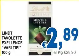 DEM Lindt tavolette exellence offerta