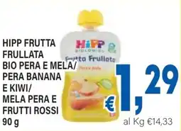 DEM Hipp frutta frullata bio pera e mela/ pera banana e kiwi/ mela pera e frutti rossi offerta