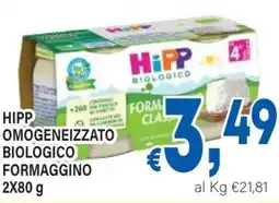 DEM Hipp omogeneizzato biologico formaggino offerta