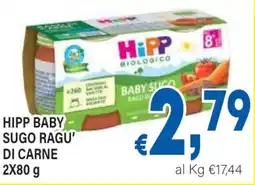 DEM Hipp baby sugo ragu di carne offerta