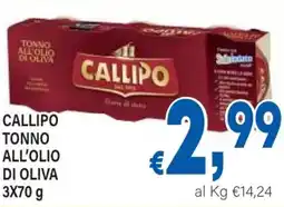 DEM Callipo tonno all'olio di oliva offerta