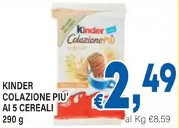 DEM Kinder colazione più ai 5 cereali offerta
