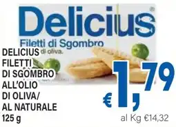 DEM Delicius filetti di sgombro all'olio di oliva/ al naturale offerta