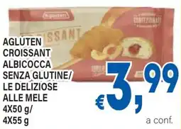 DEM Agluten croissant albicocca senza glutine/ le deliziose alle mele offerta