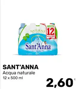 Iper Tosano Sant'anna acqua naturale offerta