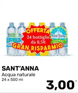 Iper Tosano Sant'anna acqua naturale offerta
