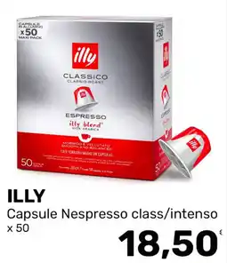 Iper Tosano Illy capsule nespresso class/intenso offerta