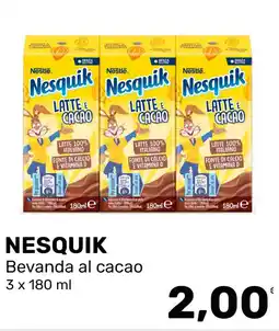 Iper Tosano Nesquik bevanda al cacao offerta