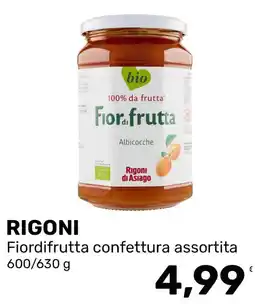 Iper Tosano Rigoni fiordifrutta confettura offerta