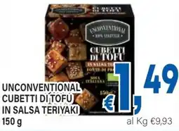 DEM Unconventional cubetti di tofu in salsa teriyaki offerta