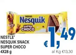 DEM Nestle' nesquik snack super choco offerta