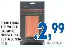 DEM Food from the world salmone norvegese fetta lunga offerta