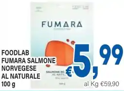 DEM Foodlab fumara salmone norvegese al naturale offerta