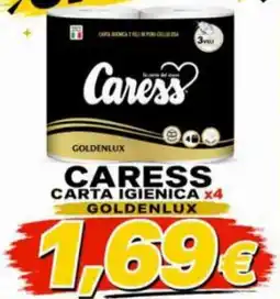 Magazzini del Risparmio Caress carta igienica goldenlux offerta