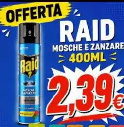 Magazzini del Risparmio Raid mosche e zanzare offerta