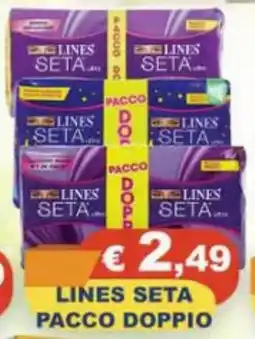 Magazzini del Risparmio Lines seta pacco doppio offerta