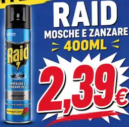 Magazzini del Risparmio Raid mosche e zanzare offerta