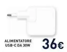 Unieuro Alimentatore usb-c da 30W offerta