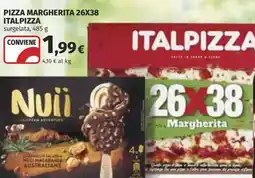Ipercoop Pizza margherita 26x38 italpizza offerta