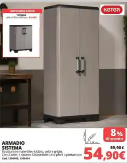 Brico Io Keter Armadio sistema offerta