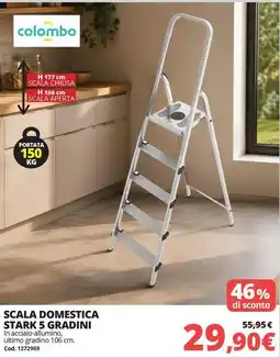 Brico Io Colombo scala domestica stark 5 gradini offerta